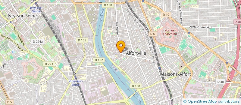 localisation de l'entreprise VICTOIRE  ALFORTVILLE