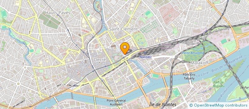 localisation de l'entreprise VICTOIRE 43 à NANTES