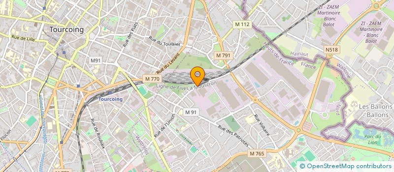 localisation de l'entreprise VICTOIRE  WATTRELOS