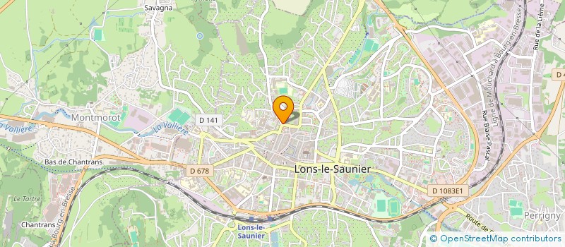 localisation de l'entreprise VICTOIRE  LONS-LE-SAUNIER