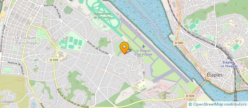 localisation de l'entreprise VICTOIRE à LE TOUQUET-PARIS-PLAGE