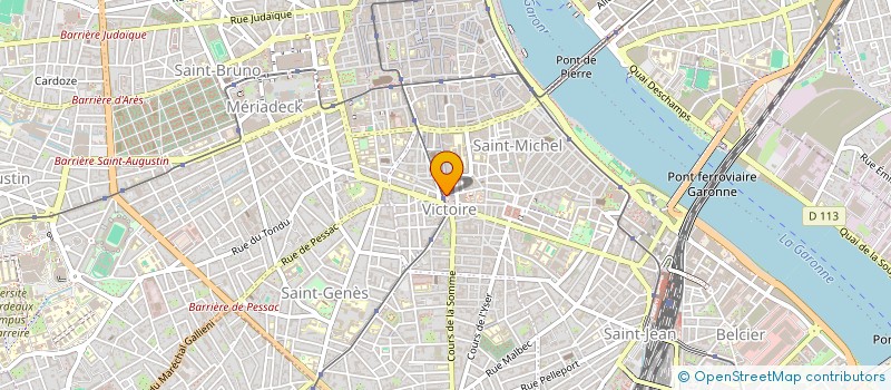 localisation de l'entreprise VICTOIRE  BORDEAUX