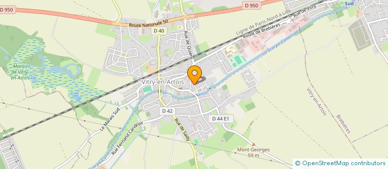 localisation de l'entreprise VICTOIRE  VITRY-EN-ARTOIS