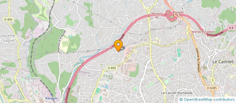 localisation de l'entreprise VICTOIRE à MANDELIEU-LA-NAPOULE