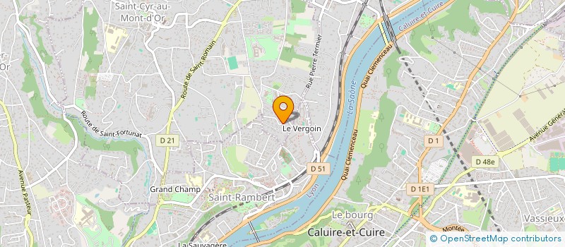 localisation de l'entreprise VICTOIRE  SAINT CYR AU MONT D OR