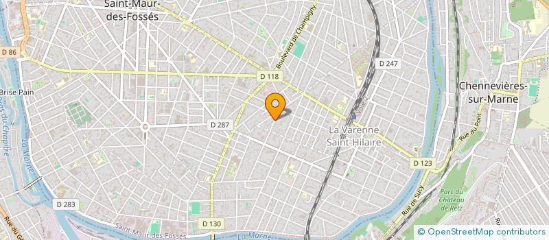 localisation de l'entreprise VICTOIRE à SAINT-MAUR-DES-FOSSES