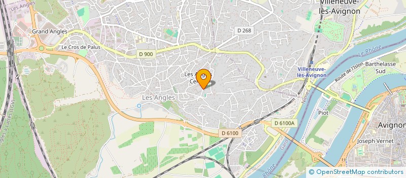 localisation de l'entreprise VICTOIRE  LES ANGLES