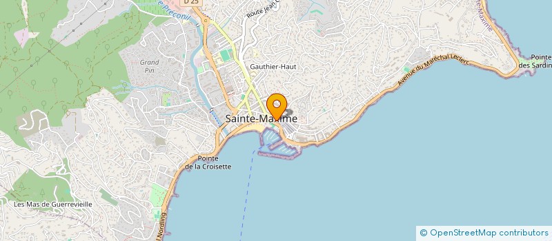 localisation de l'entreprise VICTOIRE à SAINTE-MAXIME