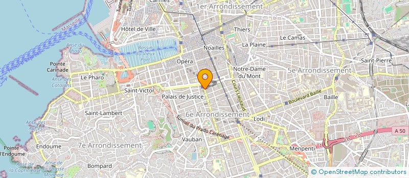 localisation de l'entreprise VICTOIRE à MARSEILLE