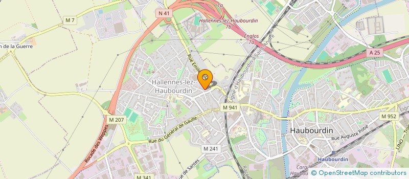 localisation de l'entreprise VICTOIRE  HALLENNES-LEZ-HAUBOURDIN
