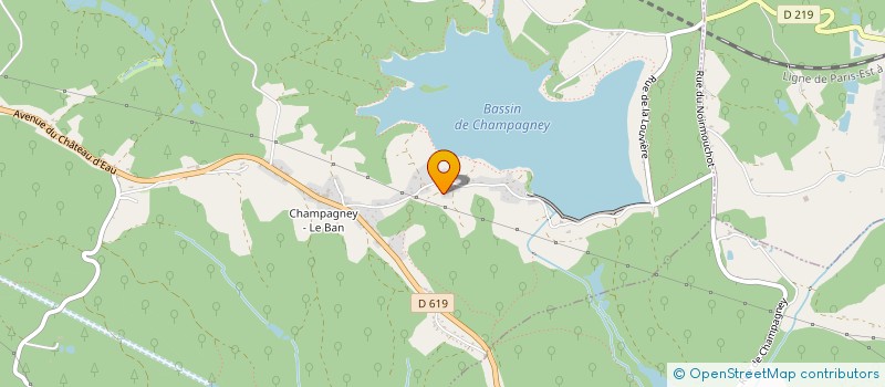 localisation de l'entreprise VICTOIRE  CHAMPAGNEY