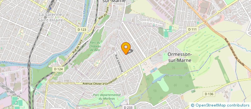 localisation de l'entreprise VICTOIRE 9421  ORMESSON-SUR-MARNE