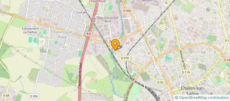 localisation de l'entreprise VICTOIRE à CHALON-SUR-SAONE
