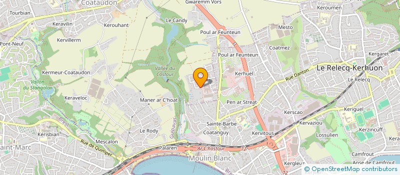 localisation de l'entreprise VICTOIRE  GUIPAVAS