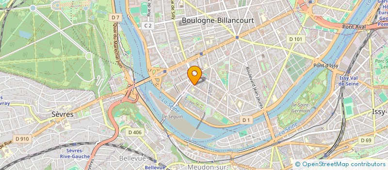 localisation de l'entreprise VICTOIRE ASSO à BOULOGNE-BILLANCOURT