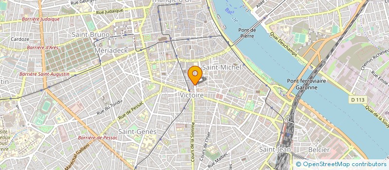 localisation de l'entreprise VICTOIRE COMMUNICATION à BORDEAUX