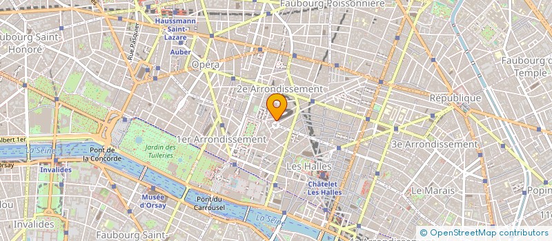localisation de l'entreprise VICTOIRE D'AFFAUX  PARIS
