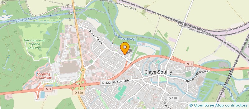 localisation de l'entreprise VICTOIRE DE CLAYE  CLAYE-SOUILLY