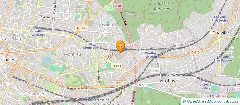localisation de l'entreprise VICTOIRE ENERGIE CC à VERSAILLES