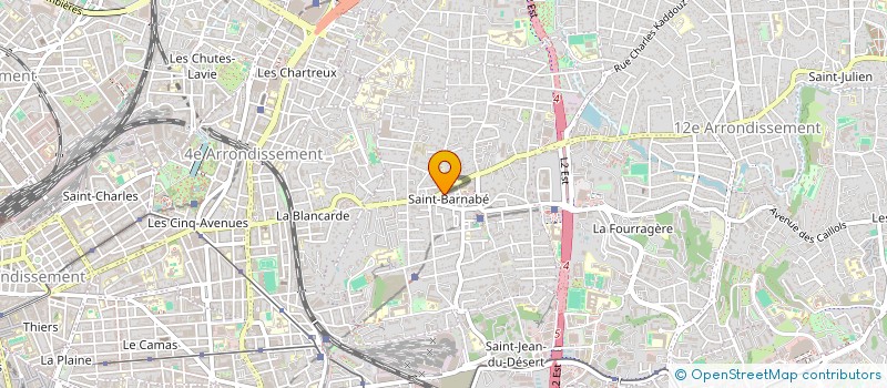 localisation de l'entreprise VICTOIRE ET CHARLY à MARSEILLE 12