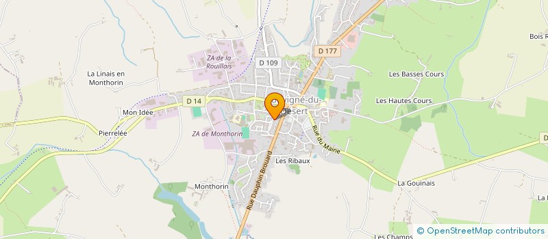 localisation de l'entreprise VICTOIRE ET LOUIS  LOUVIGNE-DU-DESERT