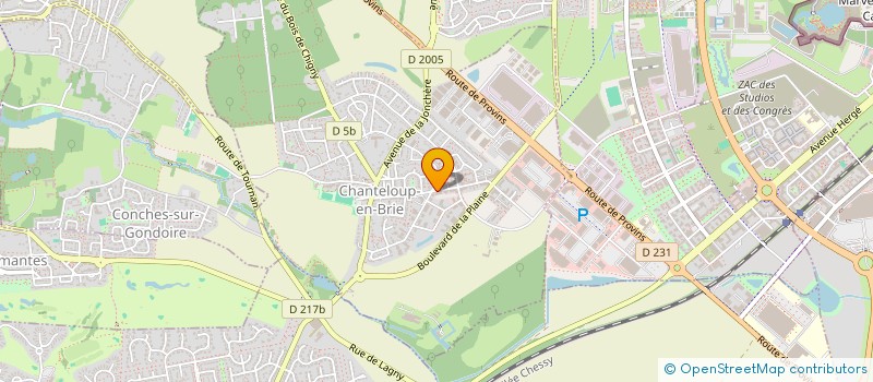 localisation de l'entreprise VICTOIRE F  CHANTELOUP-EN-BRIE