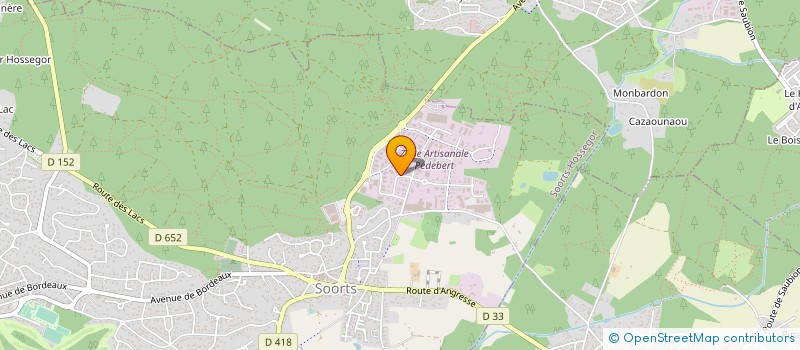 localisation de l'entreprise VICTOIRE FAMILY EYES à SOORTS-HOSSEGOR
