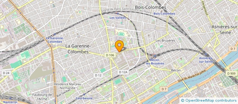 localisation de l'entreprise VICTOIRE IMMO 1 à BOIS-COLOMBES