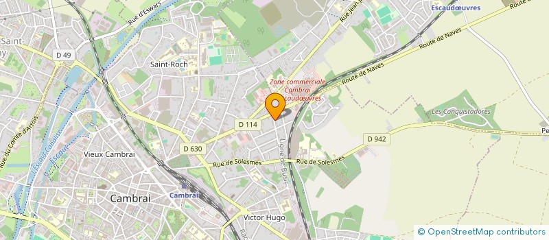 localisation de l'entreprise VICTOIRE IMMO à CAMBRAI