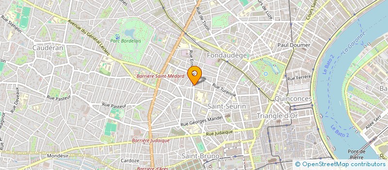 localisation de l'entreprise VICTOIRE IMMO à BORDEAUX