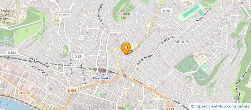 localisation de l'entreprise VICTOIRE IMMOBILIER à ROUEN