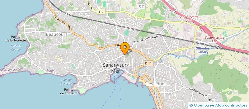 localisation de l'entreprise VICTOIRE JEANNE à SANARY-SUR-MER