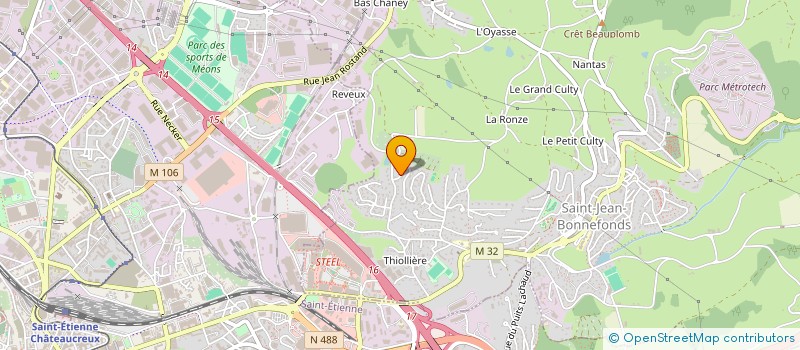 localisation de l'entreprise VICTOIRE MCJ  SAINT-JEAN-BONNEFONDS