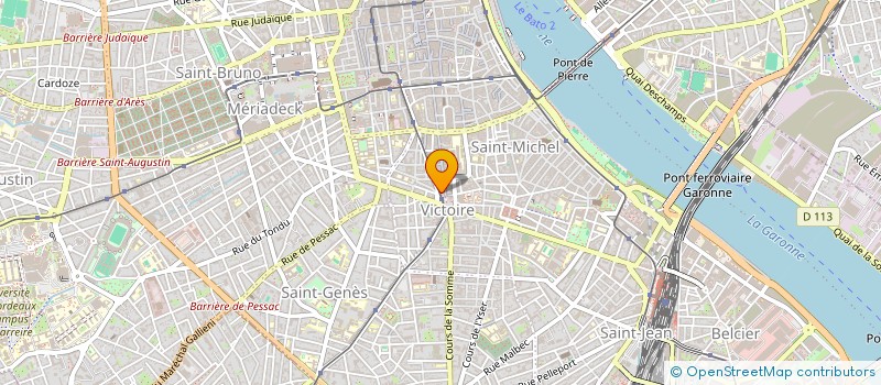 localisation de l'entreprise VICTOIRE'S DELICES  BORDEAUX