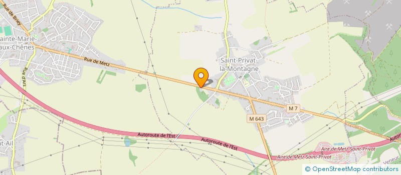 localisation de l'entreprise VICTOIRE SAINT PRIVAT  SAINT-PRIVAT-LA-MONTAGNE