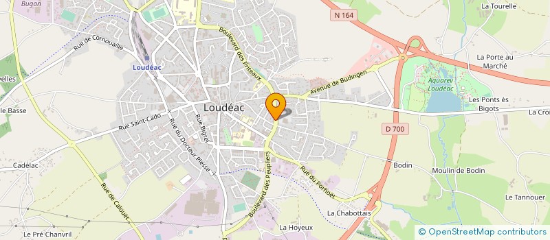 localisation de l'entreprise VICTOLINE à LOUDEAC