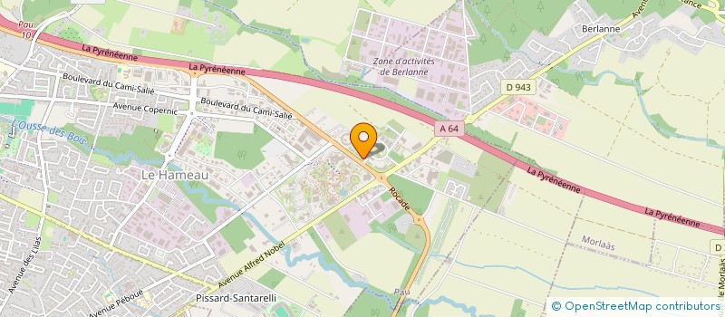 localisation de l'entreprise VICTOM  LONS