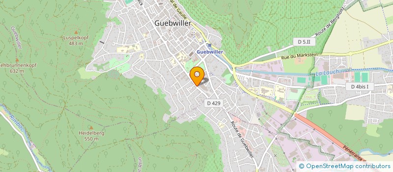 localisation de l'entreprise VICTOMAG  GUEBWILLER