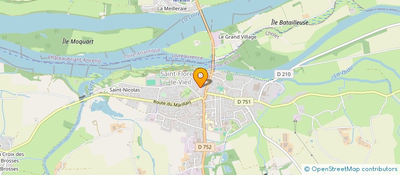 localisation de l'entreprise VICTOR 44 à MAUGES-SUR-LOIRE