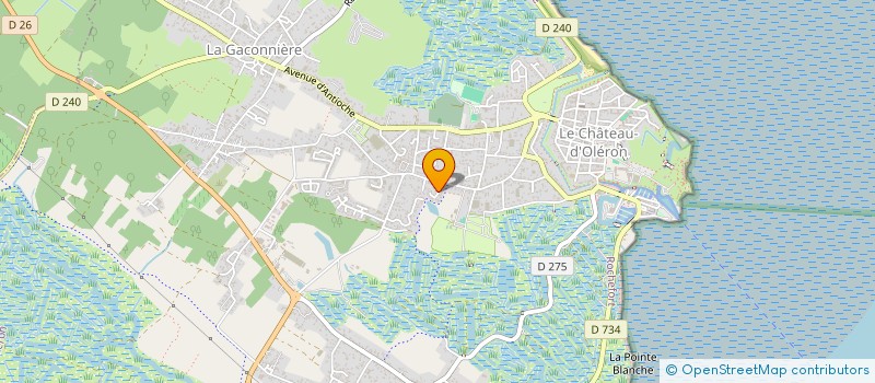 localisation de l'entreprise VICTOR  LE CHATEAU D OLERON