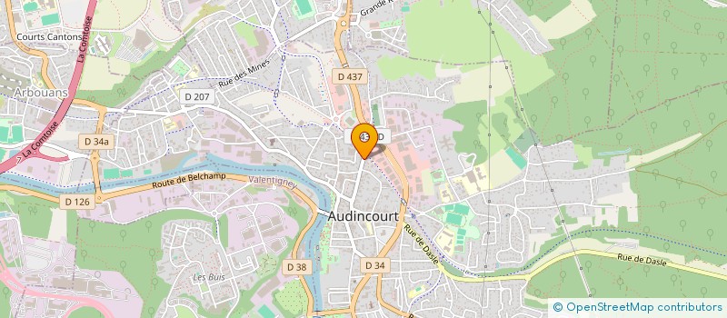 localisation de l'entreprise VICTOR  AUDINCOURT