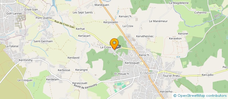 localisation de l'entreprise VICTOR  ERDEVEN