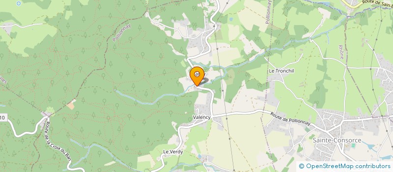 localisation de l'entreprise VICTOR  POLLIONNAY