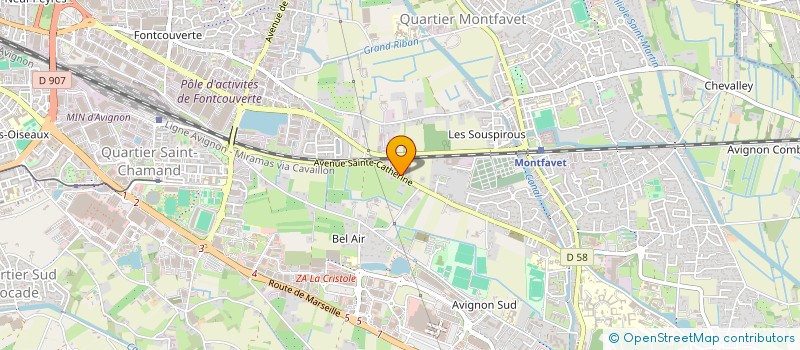 localisation de l'entreprise VICTOR  AVIGNON