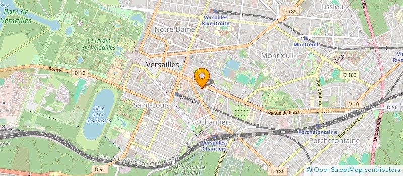 localisation de l'entreprise VICTOR ANTOINE ALEXA ASSURANCES à VERSAILLES