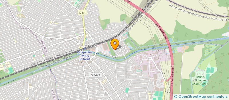 localisation de l'entreprise VICTOR BAT  VILLEPARISIS