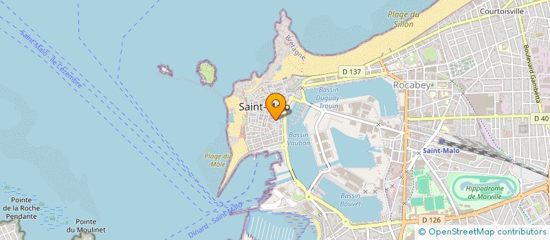 localisation de l'entreprise VICTOR BETTON CONSULTING  SAINT-MALO