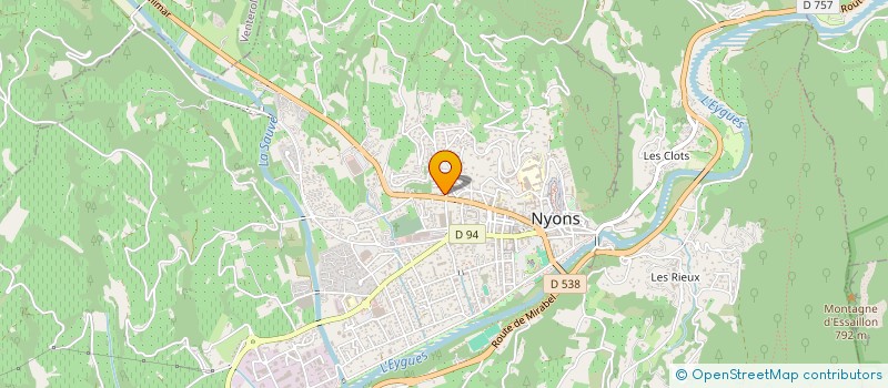 localisation de l'entreprise VICTOR & CO  NYONS