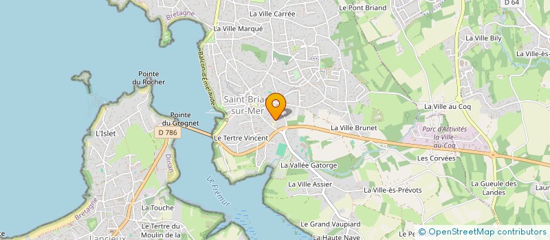 localisation de l'entreprise VICTOR DAVID OCEAN RACING  SAINT-BRIAC-SUR-MER