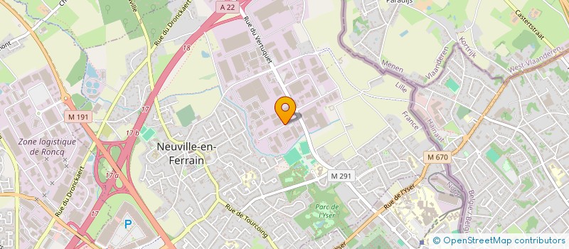 localisation de l'entreprise VICTOR DELRUE à NEUVILLE-EN-FERRAIN